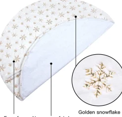 Merkloos Kerstboomrok - Kerstboomkleed – Luxe Kerstboomrok Flash Sale