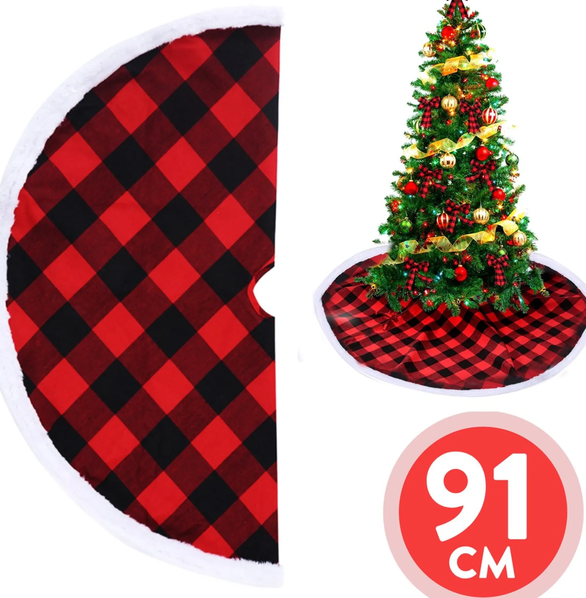 Roegaarden Kerstboomrok | Kerstversiering | Kerstdecoratie Voor Binnen | | 91 Cm Cheap