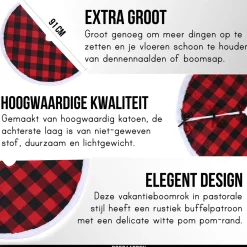 Roegaarden Kerstboomrok | Kerstversiering | Kerstdecoratie Voor Binnen | | 91 Cm Cheap