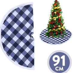 Roegaarden Kerstboomrok | Kerstversiering | Kerstdecoratie Voor Binnen | Grijs | 91 Cm Cheap