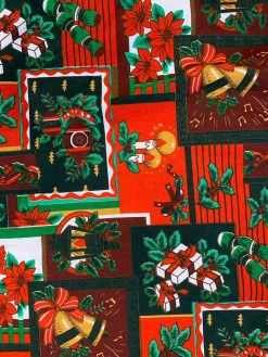 Lemetex Kerstboomrok - Treeskirt - Rood-Groen - Kerstprint Discount