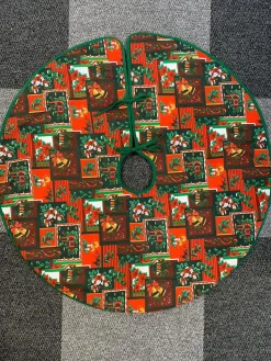 Lemetex Kerstboomrok - Treeskirt - Rood-Groen - Kerstprint Discount