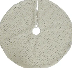 Decoris Kerstboomrok/Kerstboom Kleed Wit 90 Cm - Kerstboom Rok/Rokken Best Sale