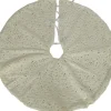 Decoris Kerstboomrok/Kerstboom Kleed Wit/Zilver 100 Cm - Kerstversiering - Kerstboom Rok/Rokken Hot
