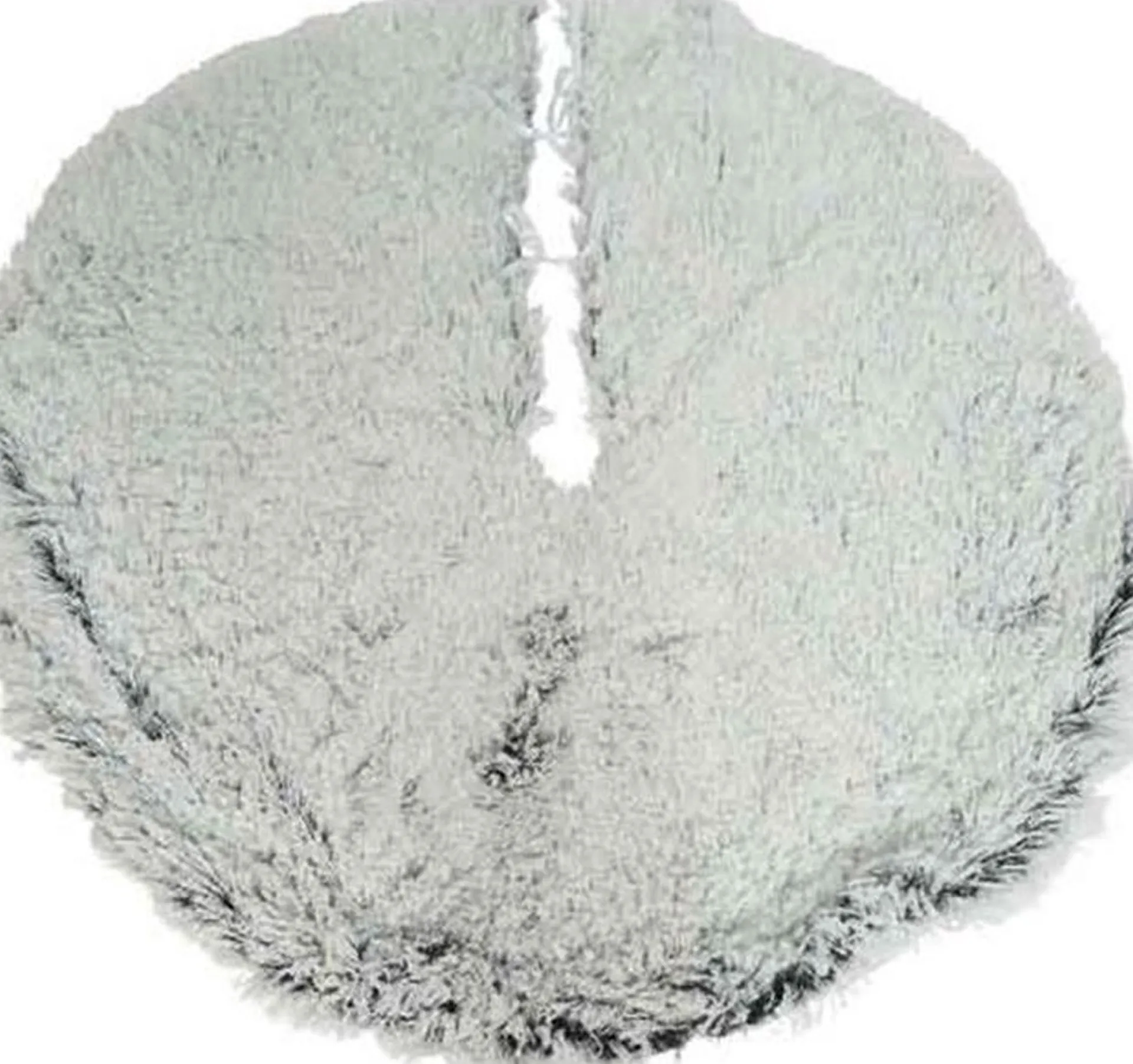 Merkloos Kerstboomrok/Kerstboomkleed/Tapijt Grijs Hoogpolig 100 Cm - Kerstboomkleden - Kerstversiering/Decoratie Cheap