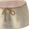 Merkloos Kerstboomrok/Kerstboommand Goud D60 X H25 Cm Voor Een Kerstboom Tot 210 Cm - Kerstboommanden/Kerstboomrokken Cheap