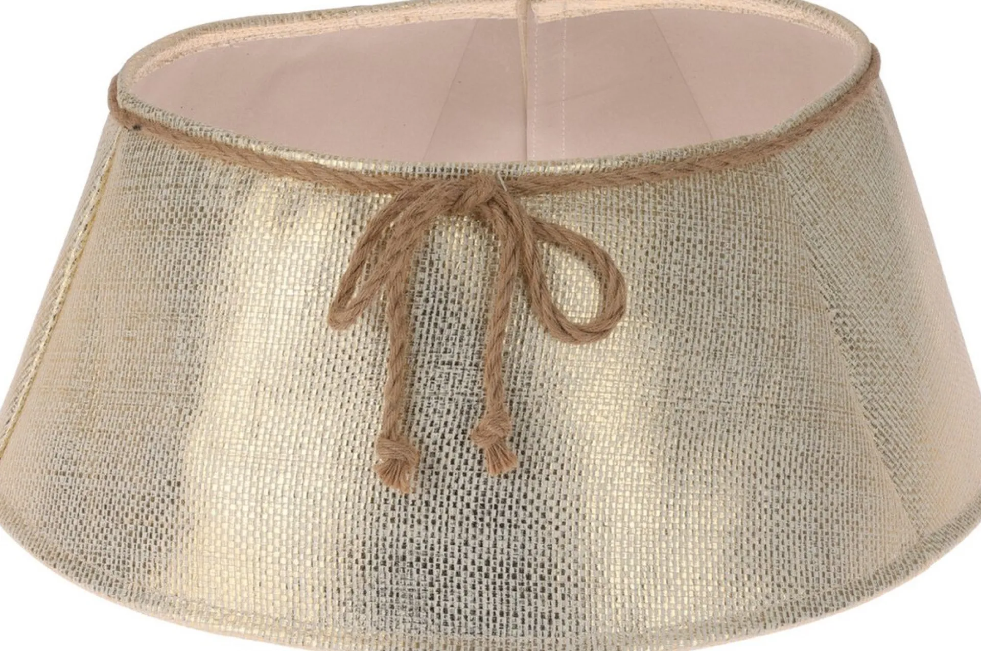 Merkloos Kerstboomrok/Kerstboommand Goud D60 X H25 Cm Voor Een Kerstboom Tot 210 Cm - Kerstboommanden/Kerstboomrokken Cheap