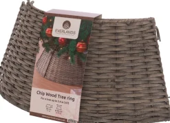 Decoris Kerstboomrok/Kerstboommand Grijs D70 X H28 Cm Voor Een Kerstboom Tot 240 Cm - Kerstboommanden/Kerstboomrokken Clearance