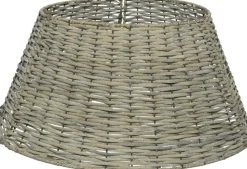 Decoris Kerstboomrok/Kerstboommand Grijs D57 X H28 Cm Voor Een Kerstboom Tot 180 Cm - Kerstboommanden/Kerstboomrokken Fashion