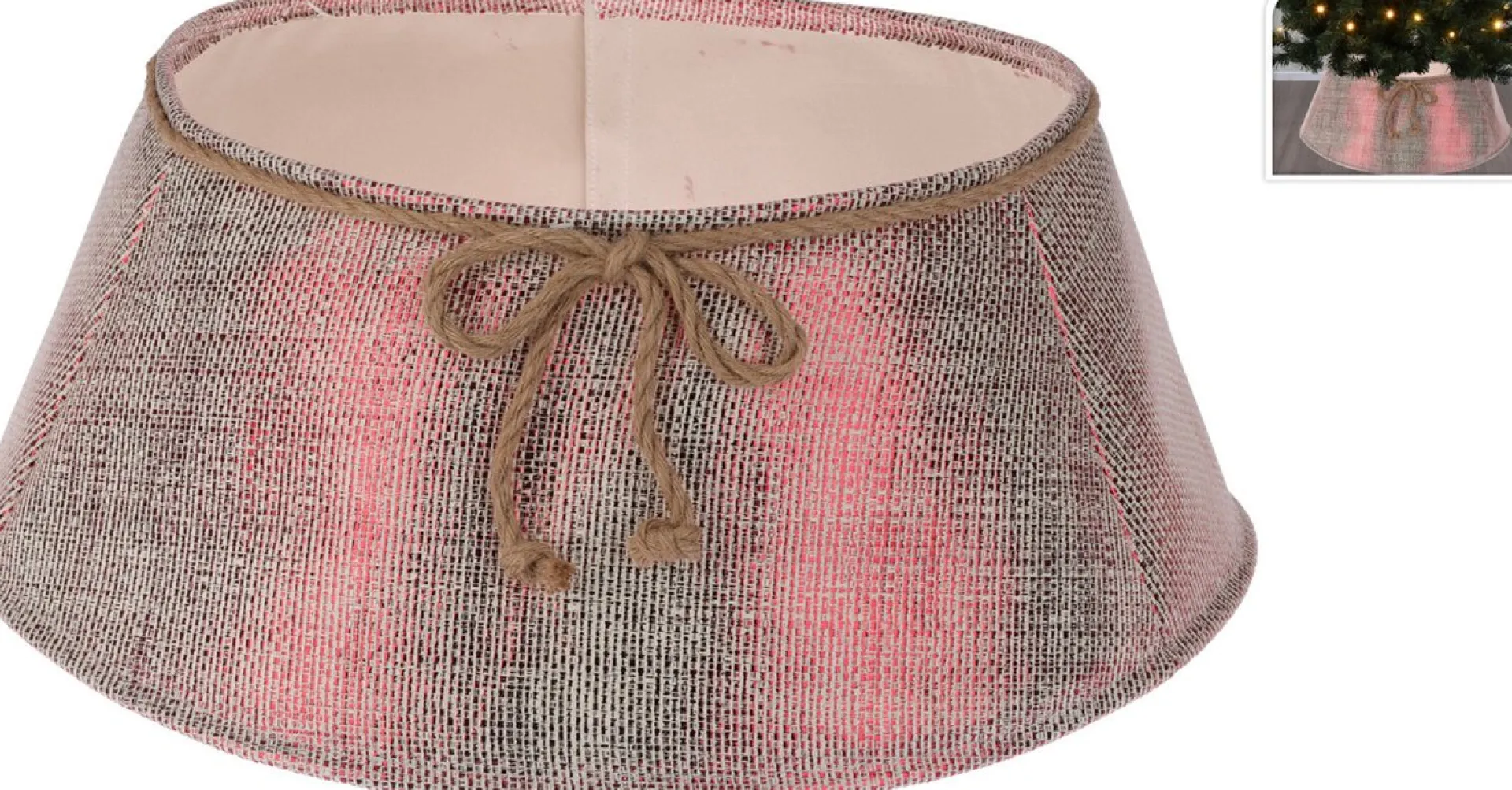 Merkloos Kerstboomrok/Kerstboommand Kunststof D60 X H25 Cm Voor Een Kerstboom Tot 210 Cm Discount