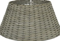 Decoris Kerstboomrok/Kerstboommand Grijs D57 X H28 Cm Voor Een Kerstboom Tot 180 Cm - Kerstboommanden/Kerstboomrokken Fashion