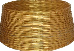 Gerim Kerstboomrok/Kerstboommand Goud Gevlochten D58 Cm En H24 Cm Voor Kerstboom Van 210 Cm Cheap