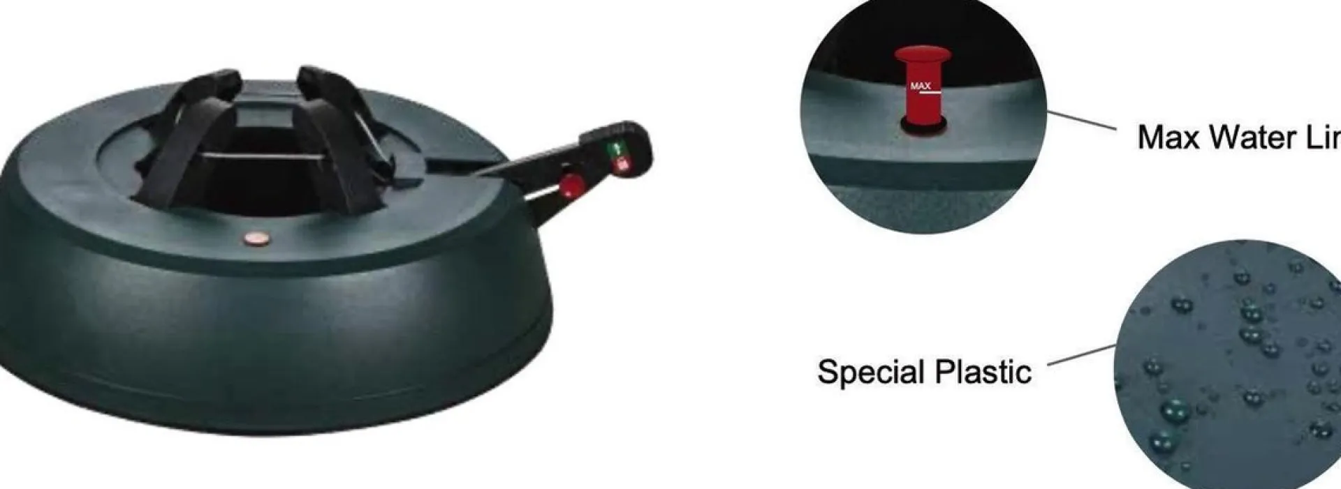 Famiflora Kerstboomstandaard Easy Grip M220 - Kerstboomvoet Voor Kerstbomen Tot 2,2M Hoogte Fashion