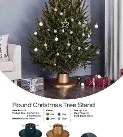 Famiflora Kerstboomstandaard Met Klem - Kerstboomvoet Voor Kerstbomen Tot 210Cm Hoogte Online