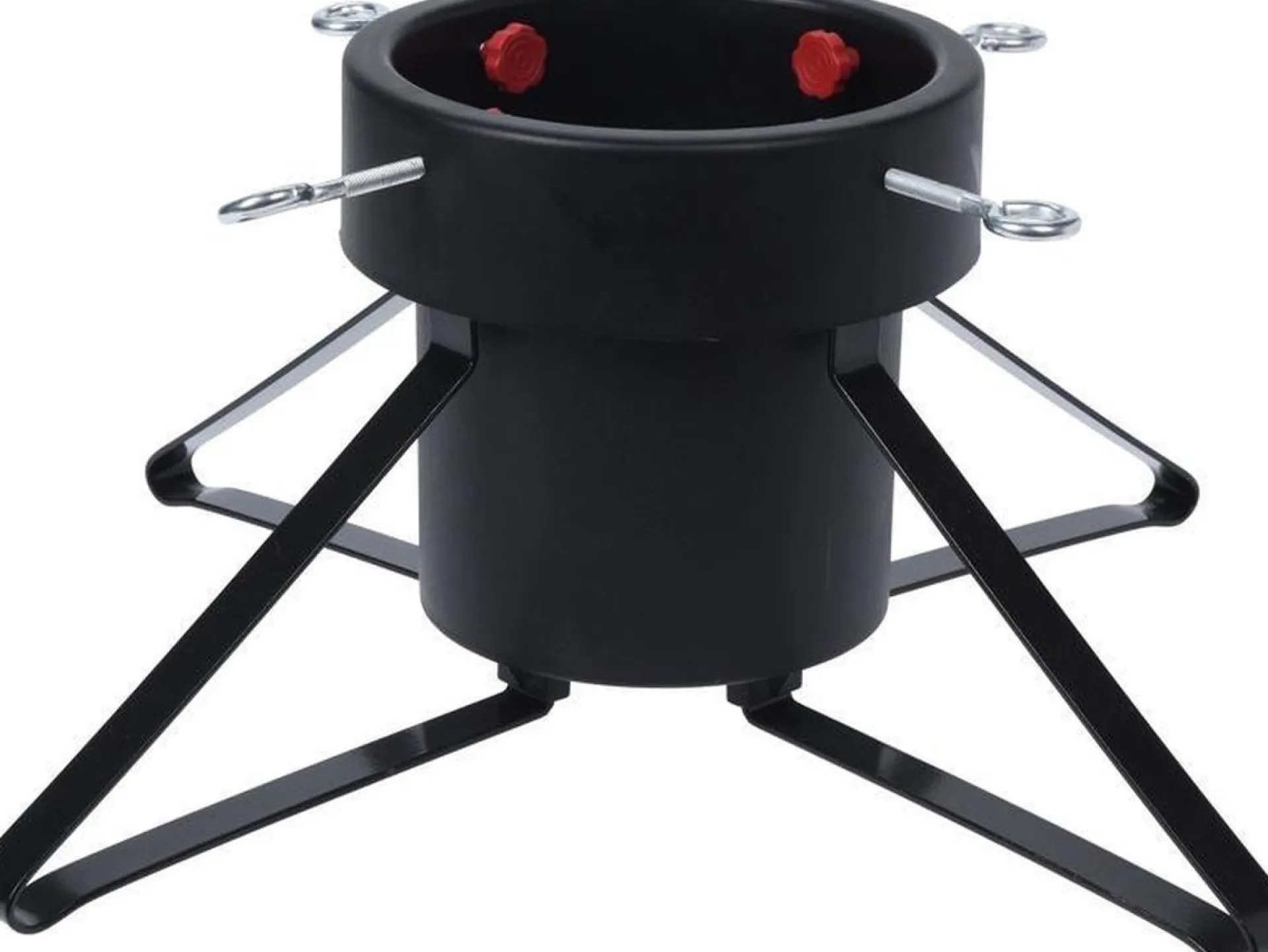 Merkloos Kerstboomstandaard Metaal Zwart Voor Een Kerstboom Tot 200 Cm - Kerstboomstandaarden - Kerstboomvoet Hot