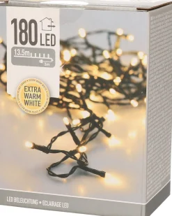 Merkloos Kerstboomverlichting - 13,5 Meter - 180 Led's Binnen & Buiten Hot
