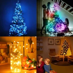 Merkloos Kerstboomverlichting- Kerstverlichting - Led Verlichting - Smart Incl App + Usb - Kerstversiering - Kerstboom Licht Sale