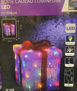 Fééric Lights and Christmas® Kerstcadeau Met 50 Meerkleurige Led-Lampjes Clearance
