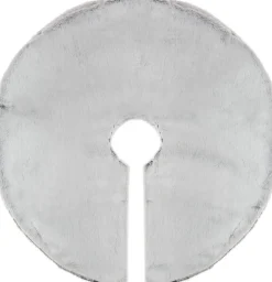 Fééric Lights and Christmas® Kerstdecoratie Kerstboomtapijt In Grijs Faux Bont D 90 Cm - Kerstboomrok Store