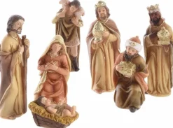 Merkloos Kerststallen>Kerstgroep 7 Figuren 11,5 Cm