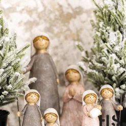 Home Society Kerststallen>Kerstgroep - Kinderfiguren - 14 Cm Hoog