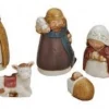 Advent Kerststallen>Kerstgroep Keramiek Met Mini Figuurtjes Set 11 -Dlg