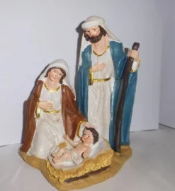 Bouwman Kerststallen>Kerstgroep Kompleet (8071) 20Cm Hoog. Kerstvoorstelling.