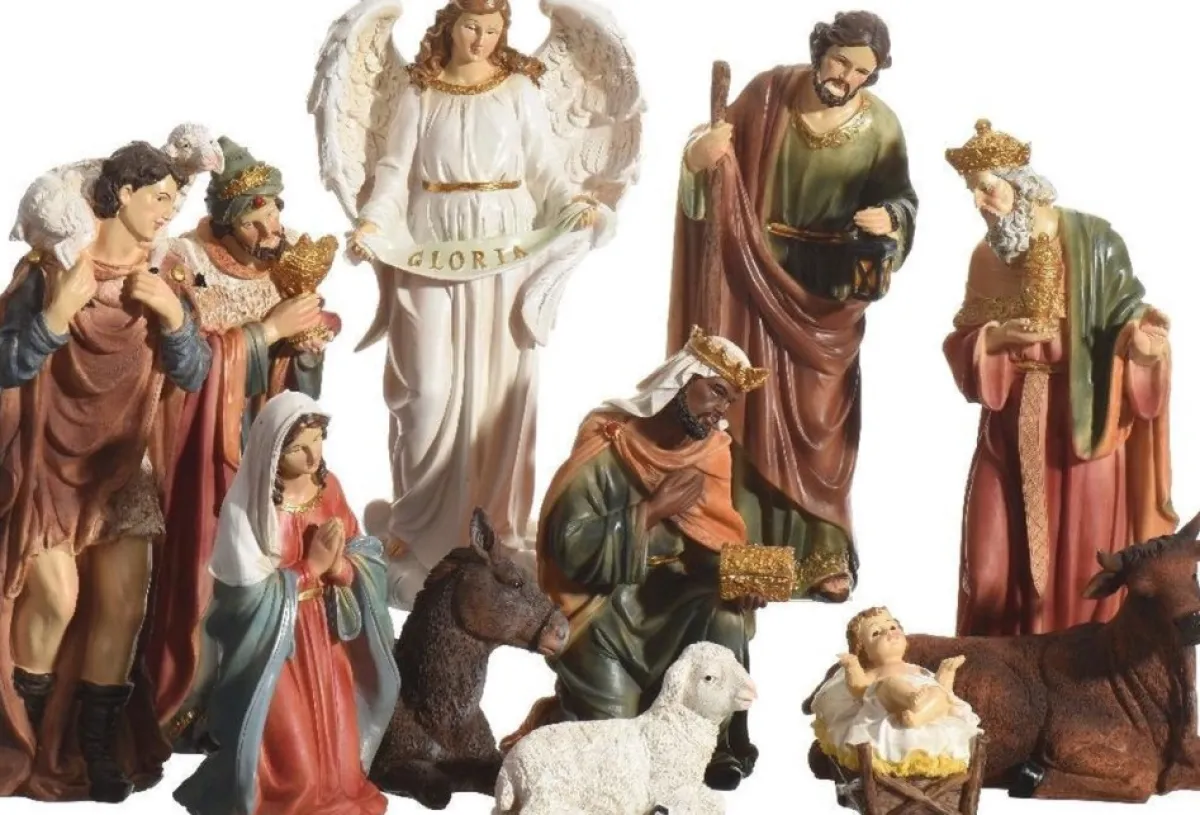 Decoris Kerststallen>Kerstgroep Poly H30 Cm Multi 11St