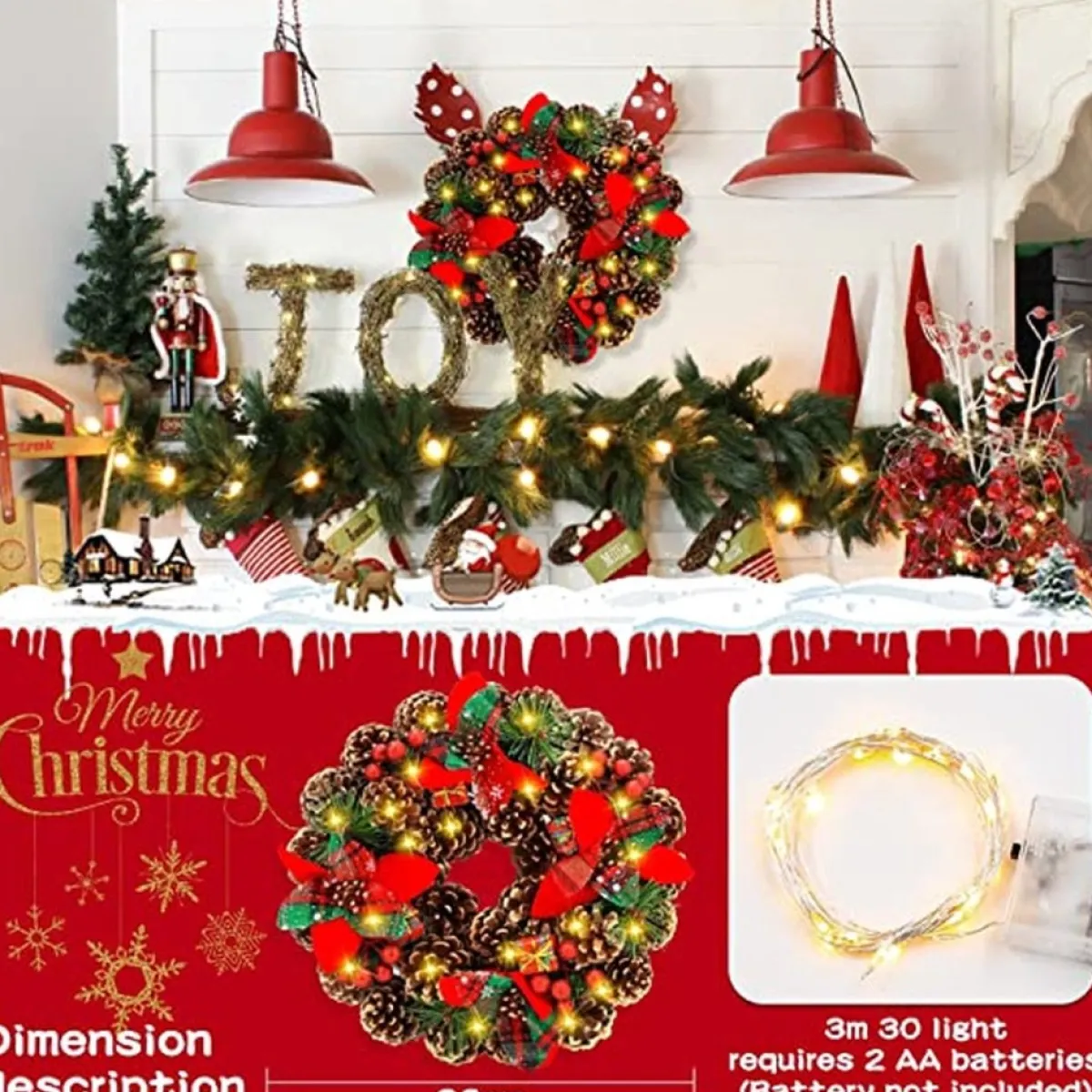 * Kerstkransen>Kerstkrans - Christmas Decoration