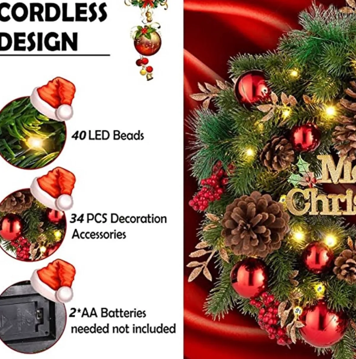 * Kerstkransen>Kerstkrans - Christmas Decoration