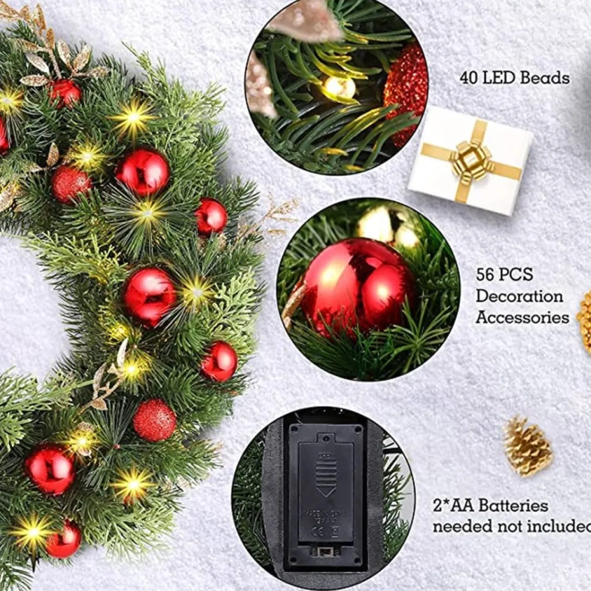 * Kerstkransen>Kerstkrans - Christmas Decoration