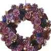WDMT Kerstkransen>Kerstkrans - Gold Berry | O 40 Cm | Decoratieve En Goed Gevulde Kerstkans Gemaakt Van Natuurlijke Materialen | Samengesteld Met Rode En Gouden Details | Goud