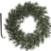 Decoris Kerstkransen>Kerstkrans - Groen - 60 Cm- Kunststof - Incl. Ijzeren Deurhanger