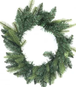 Fééric Lights and Christmas® Kerstkransen>Kerstkrans Helsinki - 40Cm - Groen - 58 Takjes