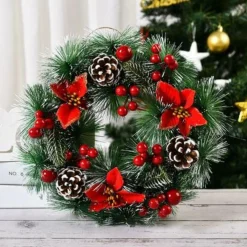 Vb Kerstkransen>Kerstkrans Type C Diameter 40Cm Zonder Ledlampjes