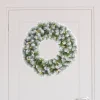 Mica Decorations Kerstkransen>Kerstkrans/Dennenkrans - Groen - Verlichting En Kunstsneeuw - D60 Cm - Kerstkransen