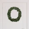 Decoris Kerstkransen>Kerstkrans/Dennenkrans - Groen - Warm Witte Verlichting - D50 Cm - Kerstkransen