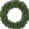 Decoris Kerstkransen>Kerstkrans/Dennenkrans Groen 35 Cm - Dennenkransen/Deurkransen Kerstversiering