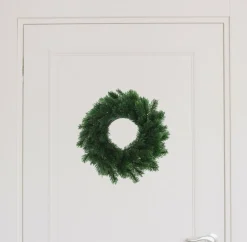 Merkloos Kerstkransen>Kerstkrans/Deurkrans Groen 35 Cm Kerstversiering - Kerstversiering