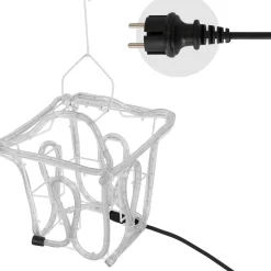 ecd-Germany Kerstlantaarn - Slangverlichting - 25Cm Hoog Store