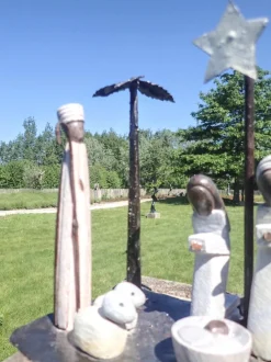 Wereldbeeld Kerststallen></noscript>Kerstset, Verschillende Kerstbeelden In Steen En Metaal