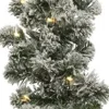 National Tree Company Guirlandes>Kerstslinger | Garland | 274 Cm | 50 Led Lampjes | Met Glinsters En Sneeuw | Op Batterijen | Versierd Met Dennenappels | 31Bris9Ab