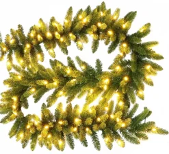 National Tree Company Guirlandes>Kerstslinger | Spar | 274 Cm | 100 Led's | Warm Wit Licht | 31Grg9L