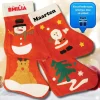Merkloos Kerstsokken>Kerstsok Met Applicatie Met Keuze Uit 4 Designs | Bedrukt Met Eigen Naam