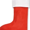Merkloos Kerstsokken>Kerstsok Vilt-Rood-One Size