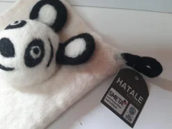 eigen Kerstsokken>Kerstsok Xl Panda Beer Fairtrade En Handgemaakt In Peru