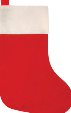 Henbrandt Kerstsokken>Kerstsokken - Rood - 2 Stuks - 41 Cm - 20 X 41 Cm - Polyester