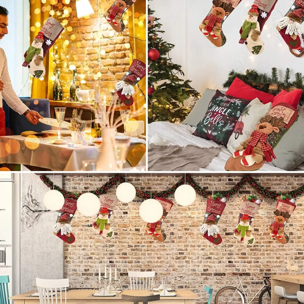 YUMI Kerstsokken>Kerstsokken/Kerst Decoratie/Thema Sneewman/44Cm