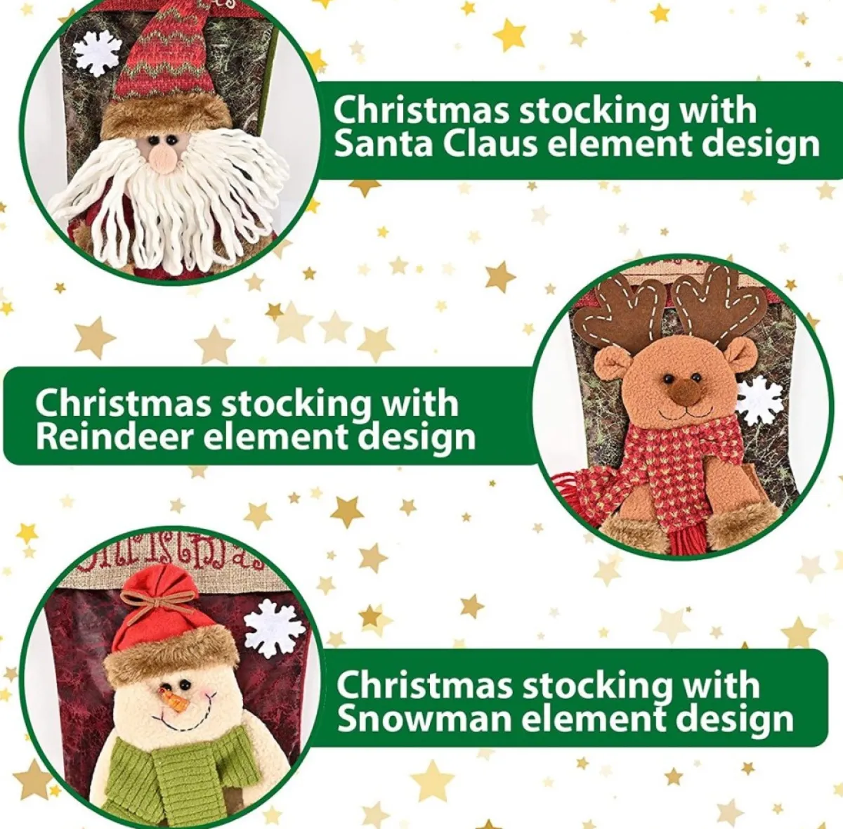 YUMI Kerstsokken>Kerstsokken/Kerst Decoratie/Thema Sneewman/44Cm