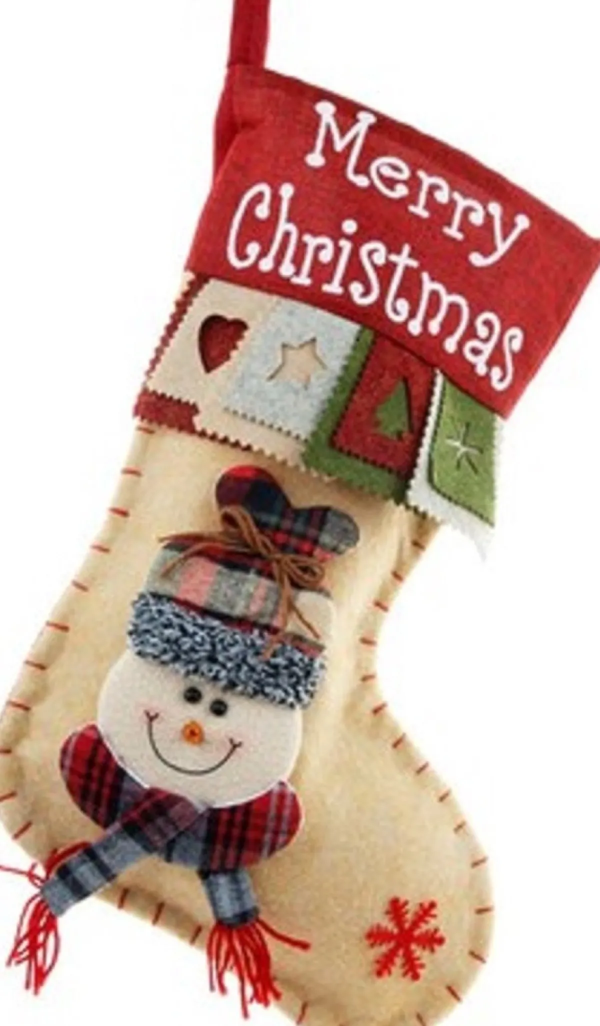 YUMI Kerstsokken>Kerstsokken/Kerst Decoratie/Thema Sneewman/44Cm